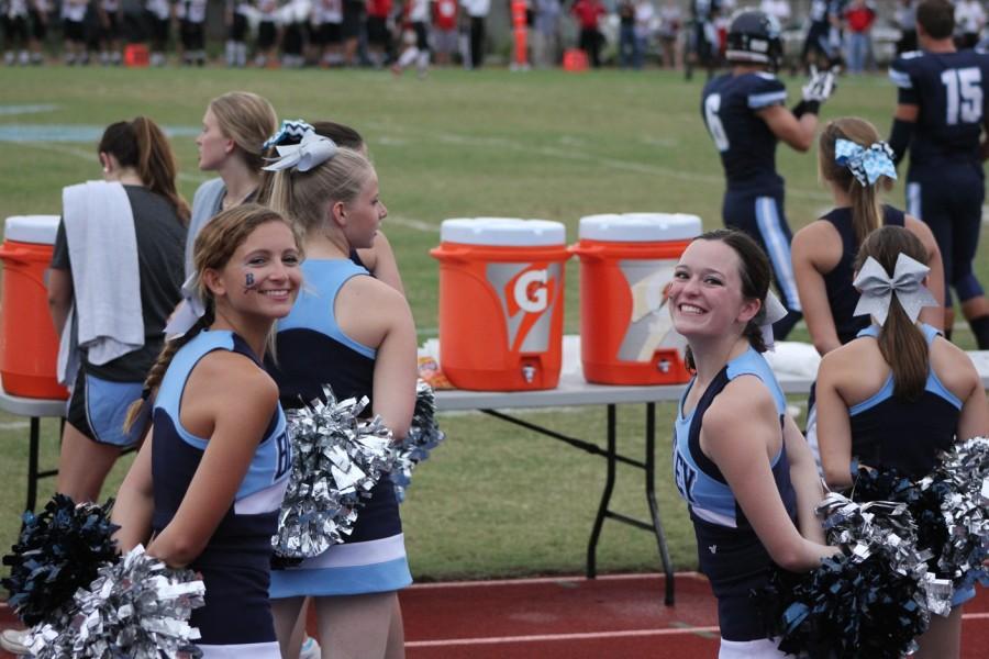 Cheerleaders Show Their Spirit