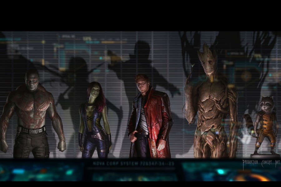 The heroes of Guardians of the Galaxy