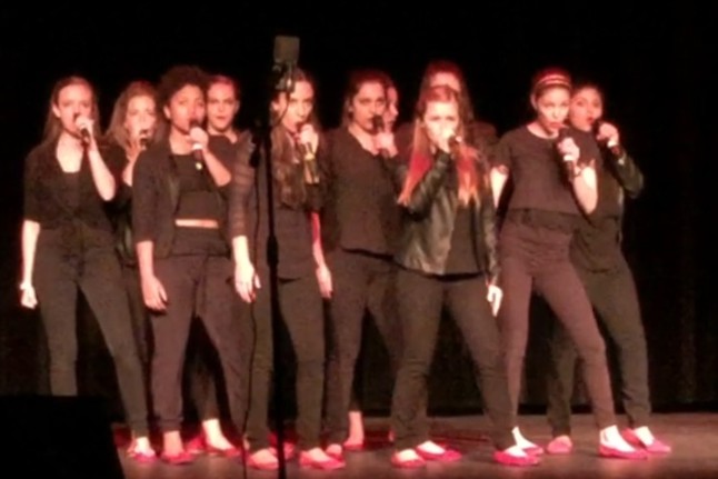 The Divas compete at the 2015 ICHSA competition.