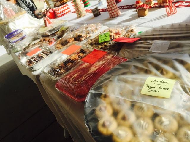 Several big tables in the Aye were filled with different kinds of cookies and sweet treats baked by members of the Parents Club!