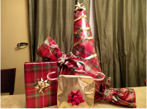The Classic, Rudolph, Christmas Candy, and Christmas Tree wrapping styles--Happy Holidays!