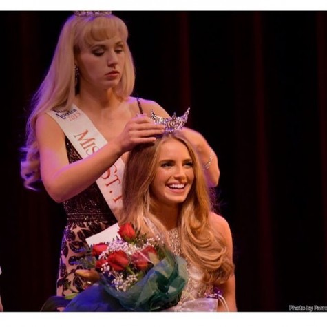 Critchfield is seen here being crowned Miss St. Petersburg. 