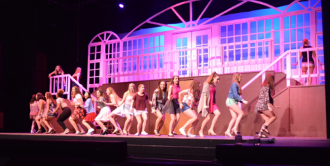 The cast of Legally Blonde performs right before spring break.