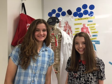 The co-founders of the medical science club, Marissa Maddalon 17 and Isabella Monticciolo 17 (left to right), can be seen above.