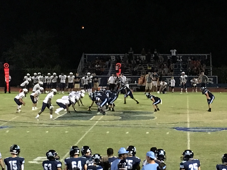 DEFENSE: On Friday September 23, the Bucs defeated Admiral Farragut 10-0 thanks to a great defensive effort.