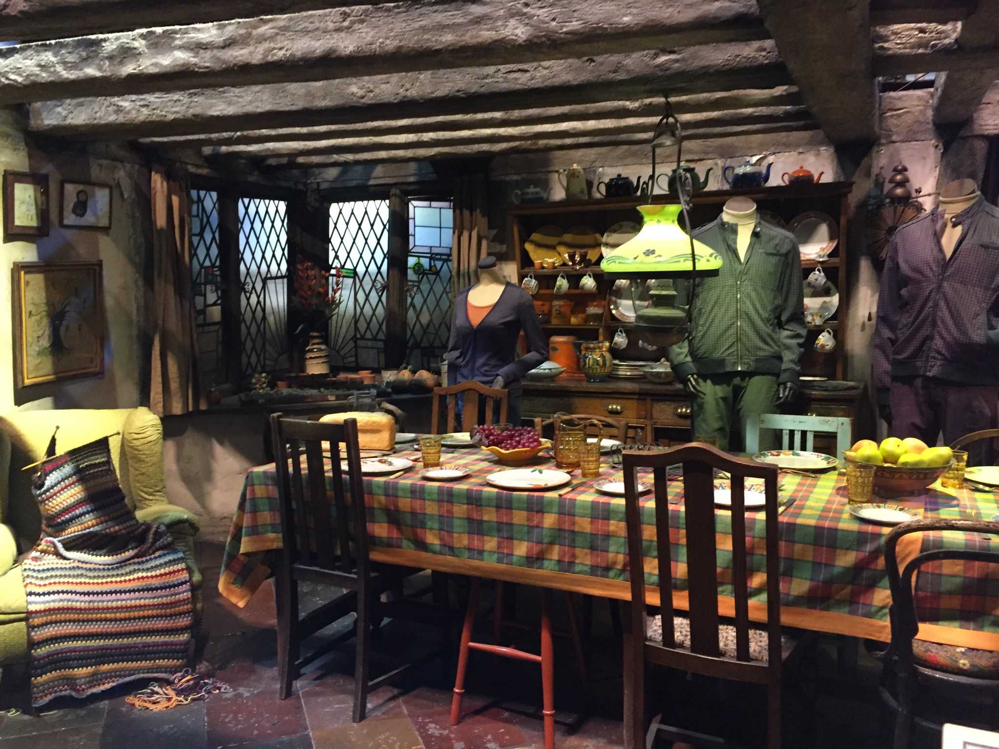 COZY AND CUTE: If you want a place to go where you will always feel welcome, go to The Burrow and hang out with Ron Weasley's family. You can also help Mr. Weasley figure out how to use Muggle items.