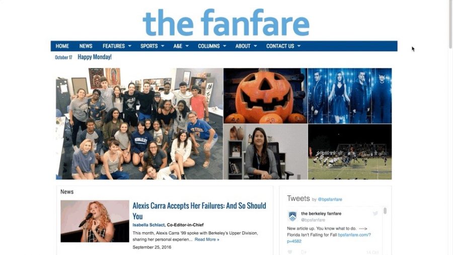 WEBSITE REDESIGN: From The Fanfare’s logo to the font of every story, The Fanfare’s website has been entirely redesigned. Click around and explore the website to see all of the new features.
