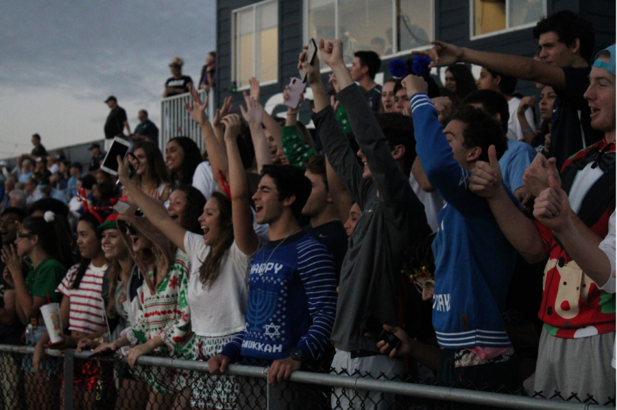 ANOTHER ONE: Berkeley fans go crazy after the football team scores their third touchdown of the night.