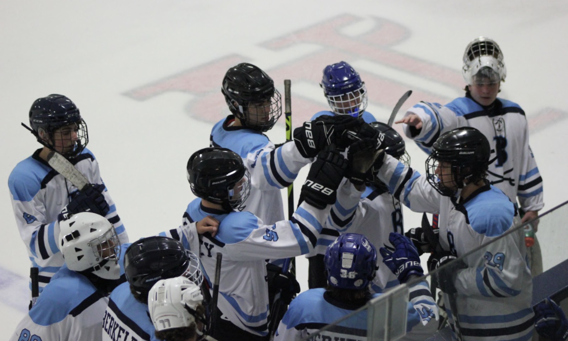 First Win of the Season: Varsity Boys Hockey vs. Freedom High