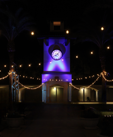 BERKELEY BLUE: The clock tower lights up during this event, displaying the Berkeley blue colors for all to see.